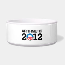 ARITHMETIC WITH OBAMA -.png Pet Water Bowls