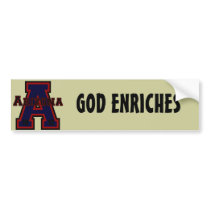 Arizona 'A' Blue Bumper Stickers