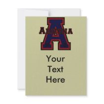 Arizona 'A' Blue invitations by talliktok_katauyak Arizona 'A' Blue invitations