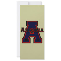 Arizona 'A' Blue Personalized Rack Card