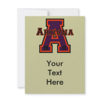 Arizona 'A' Purple Personalized Announcement