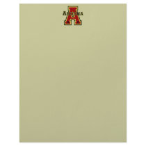 Arizona 'A' Red Letterhead Template
