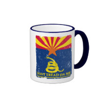 Arizona and Gadsden Flag Coffee Mug