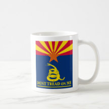 Arizona and Gadsden Flag Coffee Mugs