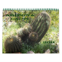 Arizona Cacti Wall Calendar