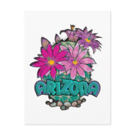 Arizona Cactus Blooms Postcards