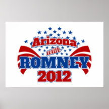 Arizona con Romney 2012 Impresiones