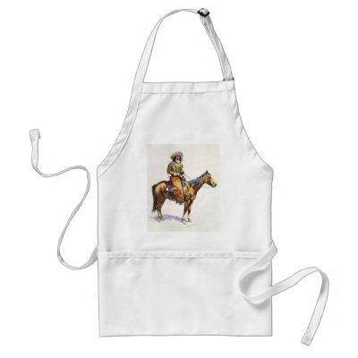 Arizona Cowboy Apron by ImmortalArtwork