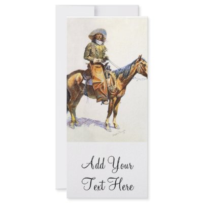 'Arizona Cowboy' Personalized Rack Card by artthroughtheages