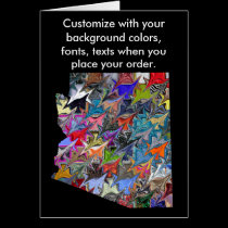 Arizona Customize colorful card how you like
