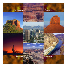 Arizona Desert Collage Announcements