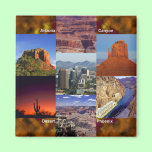 Arizona Desert Collage magnets