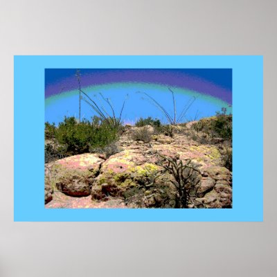 Arizona Desert Scene Print by CORNFLAKEGIRL