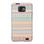 Arizona Dreams Aztec Aqua Purple Zigzag Stripes Samsung Galaxy S2 Cases