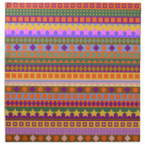 Arizona Dreams Aztec Desert Southwest Zigzag napkins