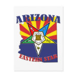 Arizona Eastern Star State Flag Post Card