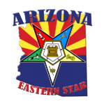 Arizona Eastern Star State Flag t-shirts