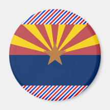 Arizona Flag Fridge Magnets