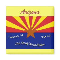 Arizona Flag Magnet