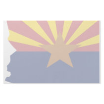Arizona Flag Map Stationery