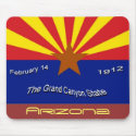 Arizona Flag Mousepad by deesbasenjis Arizona Flag Mousepad