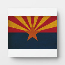 Arizona Flag Photo Plaque