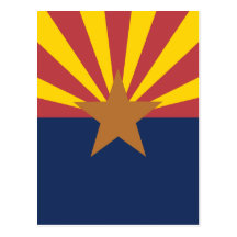 Arizona Flag Post Cards