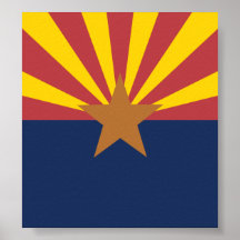 Arizona Flag Poster