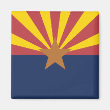 Arizona Flag Refrigerator Magnets