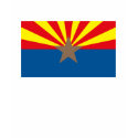 Arizona Flag T-shirt by FlagTshirts Arizona Flag T-shirt