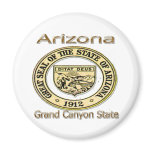 Arizona Grand Canyon State Seal Fridge Magnet