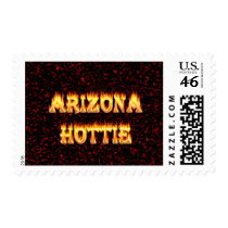 Arizona Hottie flames and fire postage