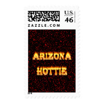 Arizona Hottie flames and fire postage