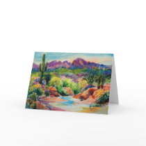 Arizona Landscape greeting card