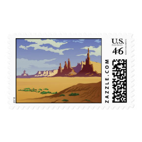 Arizona Landscape stamp