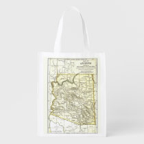 Arizona Map 1891 Towns, Rail and Reservations Grocery Bag at  Zazzle