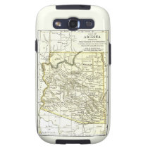 Arizona Map 1891 Towns, Rail, Indian Reservations Galaxy S3 Case  at Zazzle