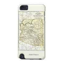 Arizona Map 1891 Towns, Rail, Indian Reservations iPod Touch 5G  Case at Zazzle
