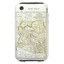 Arizona Map 1891 Towns, Rail, Indian Reservations iPhone 3 Tough  Cases at Zazzle