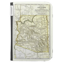 Arizona Map 1891 Towns, Rail, Indian Reservations Kindle 3 Case  at Zazzle