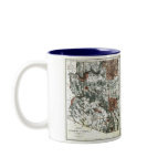 Arizona Map and State Flag Coffee Mugs