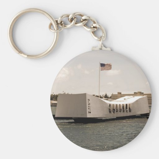 Arizona Memorial Pearl Harbor Keychain Zazzle