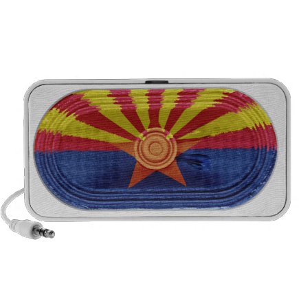 Arizona Red Yellow Rays Copper State Flag Doodle doodle