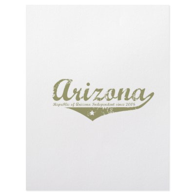 Arizona Revolution T-shirts Letterhead Design by republicofstates