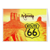 Arizona Route 66 Card