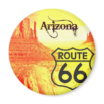 Arizona Route 66 Refrigerator Magnet