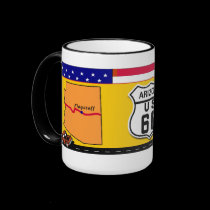 Arizona - Route 66 mugs by ZsTees Arizona - Route 66 mugs