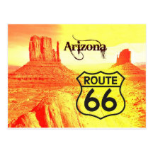 Arizona Route 66 Post Card