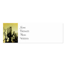 Arizona Saguaro Cactus Distressed Edition Business Card