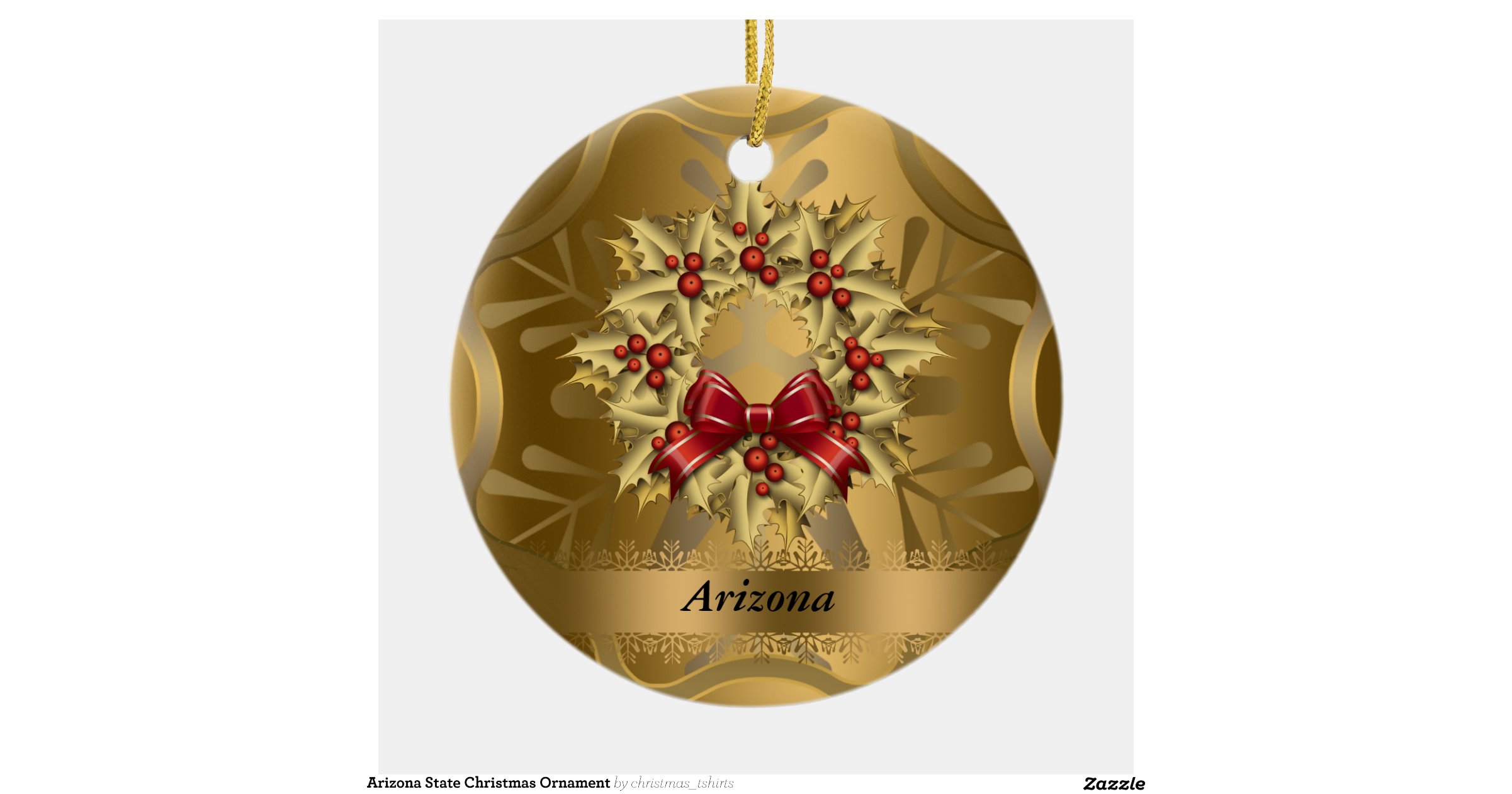 arizona state christmas ornament arizona state christmas ornament